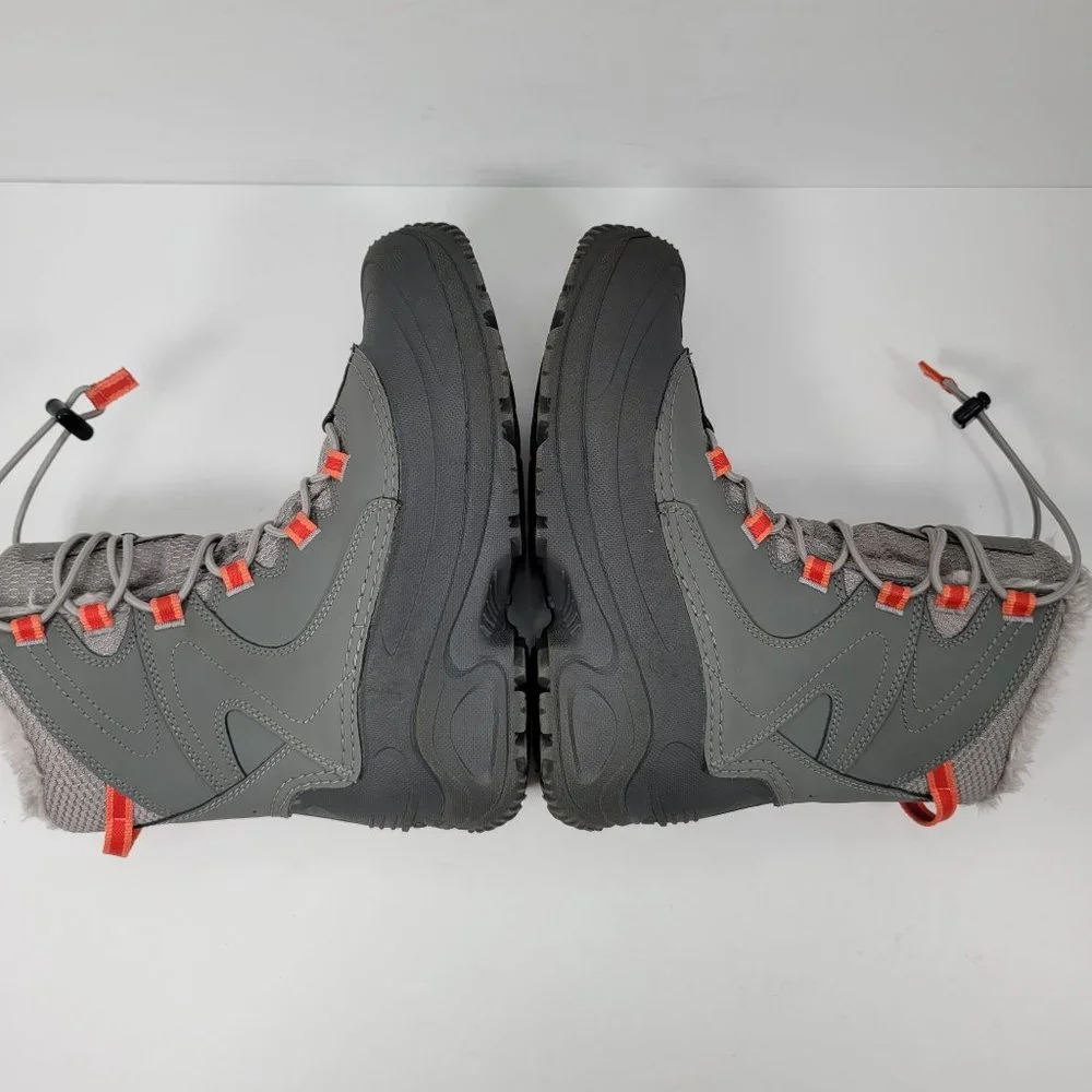Columbia Arctic Trip Omni Girl's Waterproof Gray Snow Boots BY1333-060 US Size 5